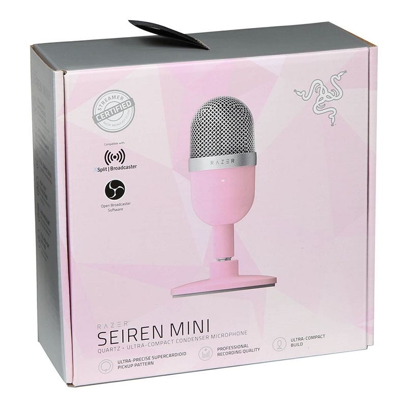 Razer Seiren Mini RZ19-03450100 Black Ultra Compact Condenser Microphone  7746